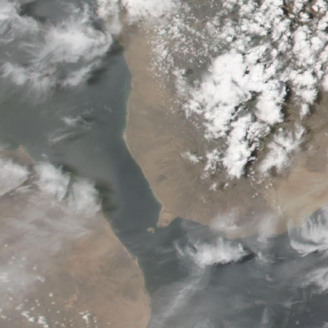 Satellite snapshot of Bab-el-Mandeb